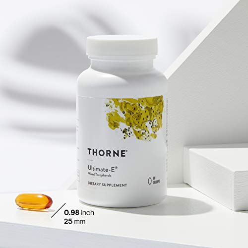 Thorne UltimateE Contains All of The Natural Forms of Vitamin E 60 Gelcaps Pricepulse