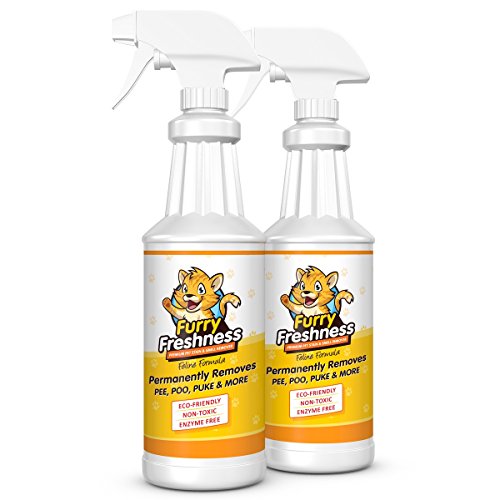 FurryFreshness Premium Pet Stain & Smell Remover - Feline Formula (2 Pack) - Thumbnail 3