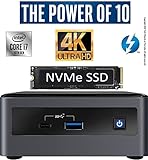 Intel NUC NUC10i7FNH1 Mini PC/HTPC, Six-Core i7- Up