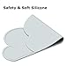 Silicone Kids Placemat - Reusable Travel Waterproof Placemat for Kids Portable Roll Up Non Slip Silicone Placemat (gray)