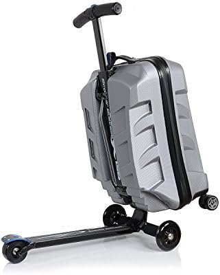 Sunshine baby 20 inch foldable scooter suitcase with multi-functional suitcase