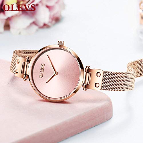 rose gold watch small face