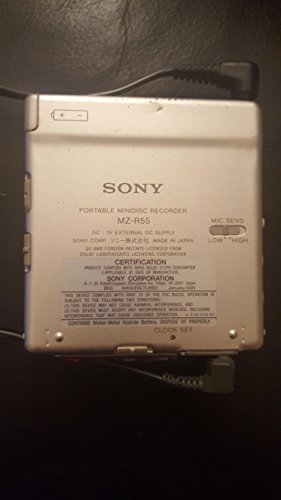 4 Sony+MZ+R55+Portable+MiniDisc+Recorder
