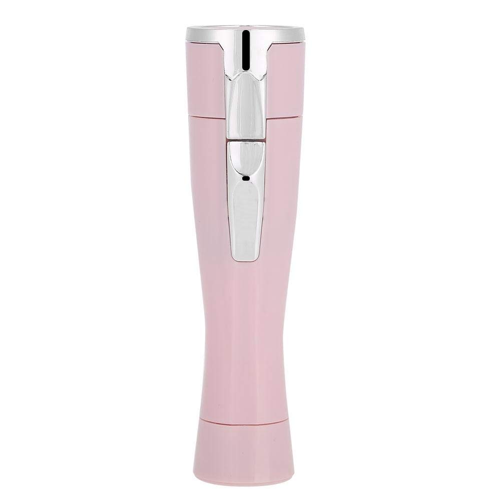 Brrnoo Mini Women's Electric Hair Removal Tool, Wireless, Waterproof (IPX7), Stainless Steel Blades, Pink, For Face, Leg, Armpit, Lip, Women's Grooming