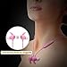 Kids Headphones, Pink Headphones Bluetooth Wireless Headphones with Magnetic Earbuds for Kids Girls Stereo Sound with Mic Noise Reduction Wireless Bluetooth Headset for School Travel (Pink)