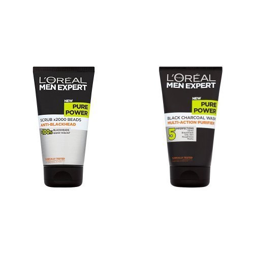 loreal pure power face wash