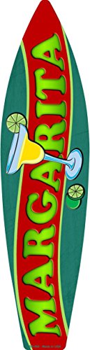 Margarita Metal Novelty Surfboard Sign SB-060