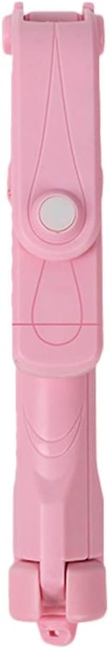 Crazywind Selfie Sticks, 4 In 1 Wireless Bluetooth Selfie Stick with Remote Control for iPhone Samsung Huawei (Pink)