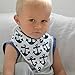 Stadela Baby Adjustable Bandana Drool Bibs for Drooling and Teething Nursery Burp Cloths 4 Pack Baby Shower Gift Set for Boys - Nautical for Sailor with Whales Anchors Stripes Boats Yachts