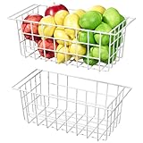 KIKIBRO Freezer Organizer Bins, Freezer Baskets for