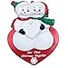 Personalized Our 1st Christmas Together Snowman Couple Ornament 2020