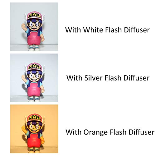 SHOOT Lambancy Dome Flash Speedlight Diffuser (Orange,Silver,White) for Canon 420EX 430EX 550EX 580EX 580EX II 600EX Nikon SB600 SB700 SB800 SB900 SB910 Sony HVL-F42AM and Other Similar Digital Camera - Thumbnail 4