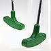Crestgolf 29 inches Double-Way Rubber Golf Putter,Regular,Right&Left Handed (Green)
