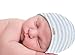 MMBABY 2 Packs of Infant Toddler Baby Unisex Cotton Soft Cute Lovely Newborn Kids Hat Beanies Caps (0-3 Months, M-Blue-BB0012)