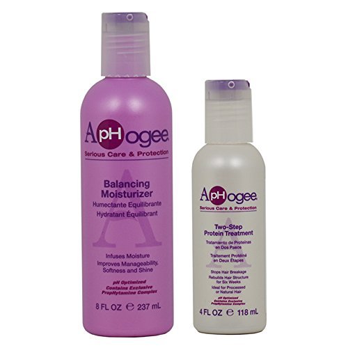 ApHogee Balancing Moisturizer 8oz + Two-Step Protein Treatment 4oz 