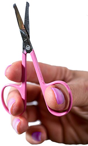 Round Tip Baby Nail Scissors Stainless + Storage Case