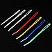 Chuangdi 19 Pieces Knitting Needles Set Totally, Include 8 Pieces Colorful Bent Tip Tapestry Needles, 9 Pieces Large-Eye Blunt Needles Yarn Sewing Needles with 2 Clear Bottles for Crochet Knitting