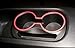 Center Console Cup Holder RED Trim Ring Will Fit 2013 2020 Toyota GT86 Scion FR-S Subaru BRZ