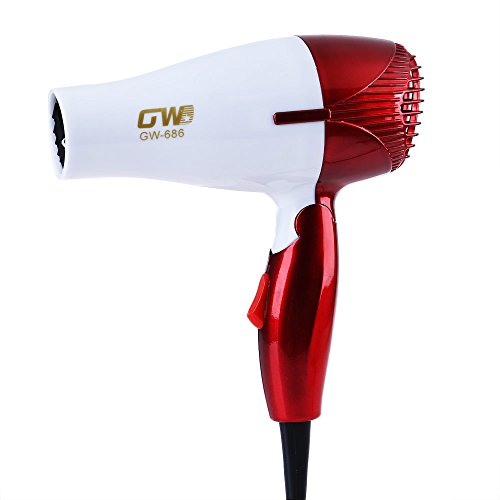 Mini Foldable Hair Dryer Portable Travel Hairdressing Barber Salon Hair Blower Styling Tools Machine Electric Hairdryer Red
