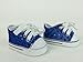 Royal Blue Sequin Sneakers -18