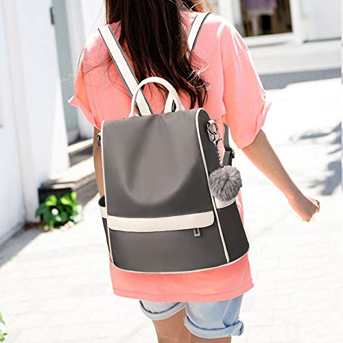 Women Backpack Purse Waterproof Nylon Antitheft Rucksack Lightweight