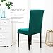 DyFun Jacquard Spandex Stretch Dining Room Chair Slipcovers (2, Blue)