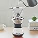 Premium Stainless Steel Coffee Filter, Paissite Reusable Pour Over Coffee Dripper Cone With Non-slip Cup Stand and Brush, Paperless. Honeycomb Design