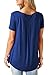 Plus Size Women Blouses and Tops Fashion Summer Shirts Short Sleeve 2018 Navy Blue XL