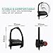 Wireless Bluetooth Running Headphones Sports Earphones with Mic, Bass Stereo Headset, IPX7 Sweatproof and Noise Cancelling Earbuds by Accering