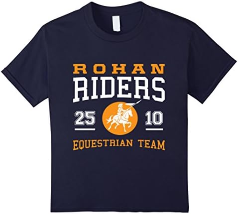Kids Rohan Riders Equestrian Team T-Shirt 8 Navy