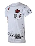 Screenshotbrand Mens Hipster Hip-Hop Premium Tees - New York Latest Fashion 2 Way Sequins Shirt