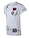 Screenshotbrand Mens Hipster Hip-Hop Premium Tees - New York Latest Fashion 2 Way Sequins Shirt