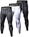 Lavento Men's Compression Pants Cool Dry Workout Tights