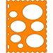 Fiskars 8.5x11 Inch Sheet Ovals Shape Template
