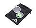 LISITER 2-in-1 Sleep Eye Mask with Ear Plugs and Travel Pouch, Adjustable Black Night Sleep Mask for Men Women, Soft Comfort Eye Shade Cover for Sleeping, Travel, Nap, Yoga Meditation