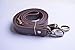 Wento 1pcs 43''-49'' Dark Brown PU Leather Straps Adjustable Bag Strap,Soft Faux Leather Shoulder Straps,Replacement Cross Body Purse Straps,Handbag Bag Wallet Straps (Glossy Bronze)…