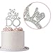 Premium Metal We Still Do Silver Rhinestone Gem Cake Topper. Wedding Anniversary or Vow Renewal Party Keepsake and Decoration. Sparkly, Crystal and Diamond Style Bling is a Great Centerpiece (WSD S)