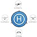 AQGOODLIFE Fast-fold Landing Pad Universal Portable Quadcopter Helipad for DJI Mavic Pro /Spark/Phantom3 /4 /Inspire