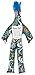 Dammit Doll - Classic Hippie Gypsy - Speakeasy Paisley, Turquoise Hair - Stress Relief, Gag Gift