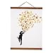 Magnetic Photo Frame, Wooden Frame Picture Poster Artwork Canvas Hanger for Home Decoration Wall Hanger Teak Wood (Length: 11.81inch)