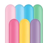 Pioneer Balloon Company 260Q Vibrant Latex Balloons, Assortment