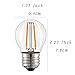 Keymit Latest Generation G45 2W LED Bulb 3-Way Dimmable Without Outdoor Dimmer,3 Brightness Levels (Low 10%, Medium 50%, High 100%) E26 Base Soft White Perfect for Outdoor String Lights 6Pack
