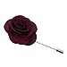 Argositment Wedding Camellia Boutonniere for Men's Suit Handmade Lapel Pin Flower (Pkg of 12 Color)
