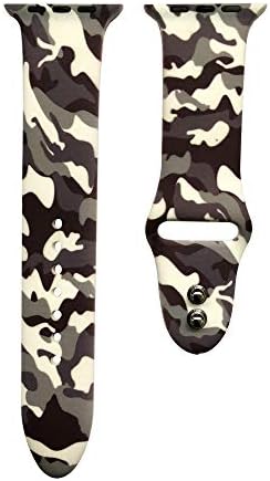 Compatible Apple Watch Band Series 5 4 3 2 1 Leopard Print Camouflage Strap Sport Band Bracelet Wristbands 38/40 mm 42/44 mm