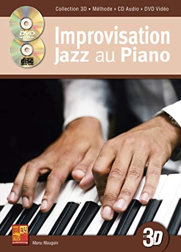 Impro jazz au piano 3D+CD+DVD piano+CD+DVD