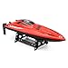 STOTOY Remote Control Boat for Kids/Adults,High Speed Electronic RC Racing Boat for Lakes-Red