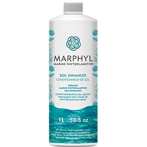Pflanzen Dünger Zimmerpflanzen und Garten - Marine Phytoplankton Bodenverbesserer und Hydrokultur Dünger für Gräser, Blumen, Bambus, Sukkulenten, & Gemüse - MARPHYL Bio Pflanzendünger Flüssig