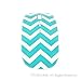 TopCase Chevron Series Turquoise/Hot Blue USB Optical Wireless Mouse for MacBook (pro, air) and All Laptop + TopCase Designed Chevron Mouse Pad