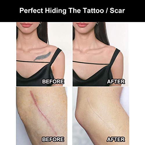 Tattoo Concealer, Makeup Concealer, Scar Concealer, Pro Concealer, Professional Waterproof Concealer Set, Cover Tattoo/ Scar/ Birthmark/ Vitiligo/ Bruise/ Acne, Tattoo Cover up Makeup/Body Concealer