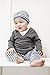 L'ovedbaby Unisex Baby Newborn Organic Leggings, Slate Stripe, 3-6 Months